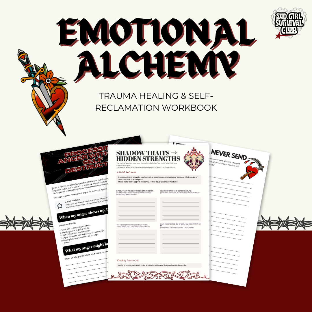 Emotional Alchemy – Trauma Healing & Self-Reclamation Workbook