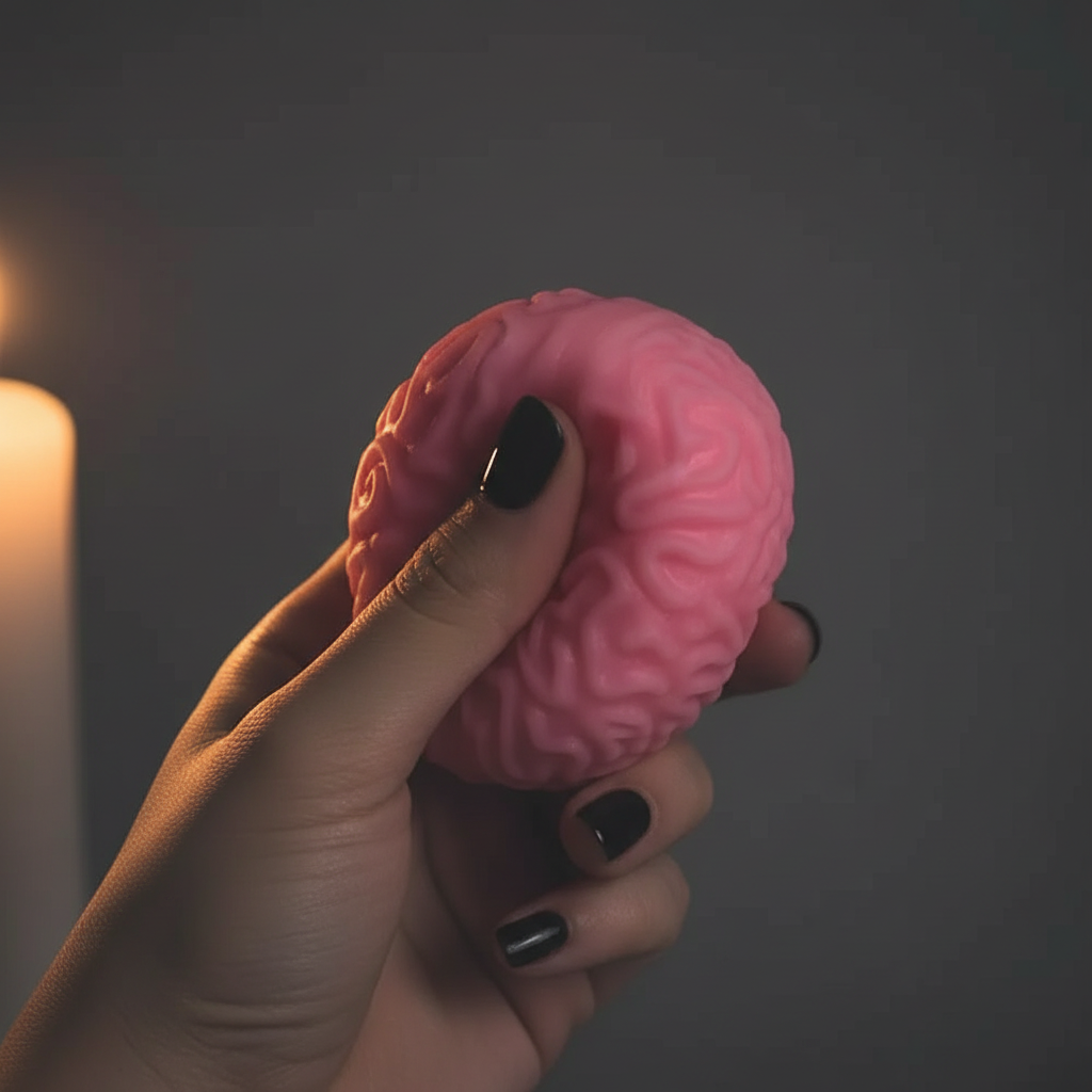 Brain Ball Dark Nails