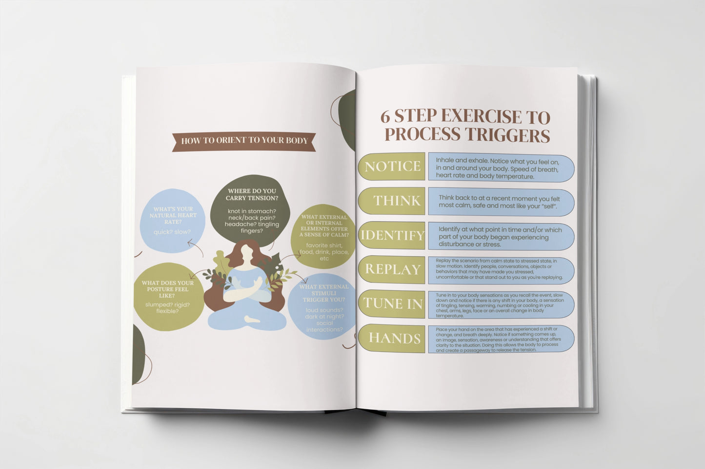 Somatic Exercises for Trauma & Anxiety | Nervous System Regulation Therapy Handout